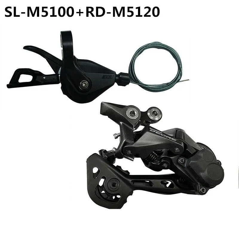 SHIMANO DEORE M5100 XT M8000 SLX M7000 11S Rear Derailleur Shifter Lever Mini Groupset MTB Mountain Bike Transmission Derailleur