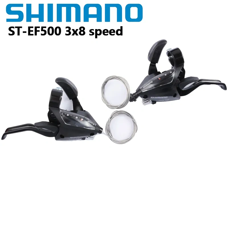Shimano ST-EF500 Shifter 3s 7s 8s EZ FIRE PLUS Brake Lever 21speed 24speed With Window MTB Mountain Bike Cycling Part