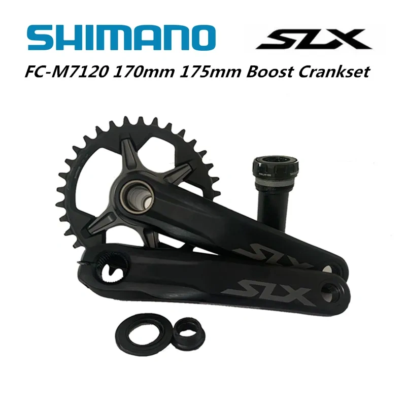 SHIMANO SLX M7100 M7120 Crankset 12S MTB Bike 170mm 175mm Chainwheel M8100 30T 32T 34T 36-26T BB MT801 BSA PA M7100 Crankset