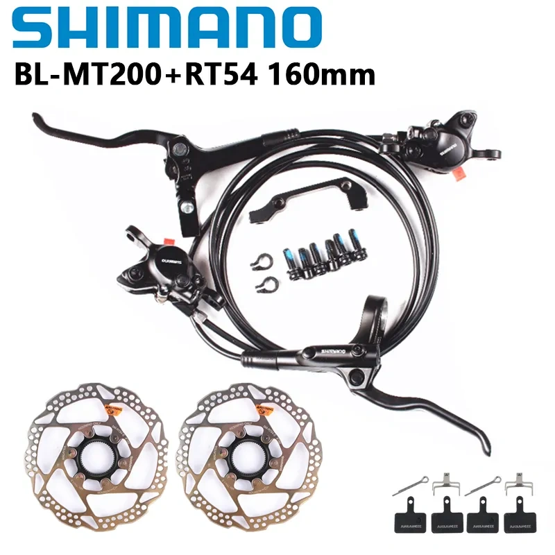 Shimano MT200 Brake BL BR MTB E-bike Hydraulic Disc Brake Bicycle Electric Bike Brake Left Front Right Rear Brake