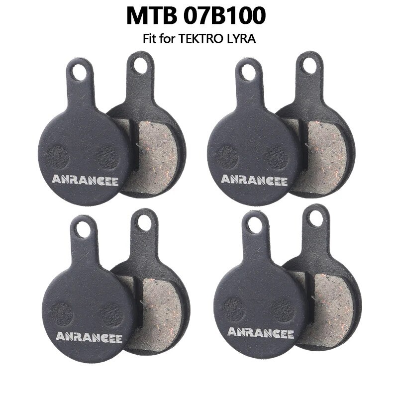 4Pairs Anrancee 01B100 01D100 Resin Disc Brake Pads Bicycle Pads Suitable For Shimano BR M375 M415 M446 MT200 RS505 R7070 R8070