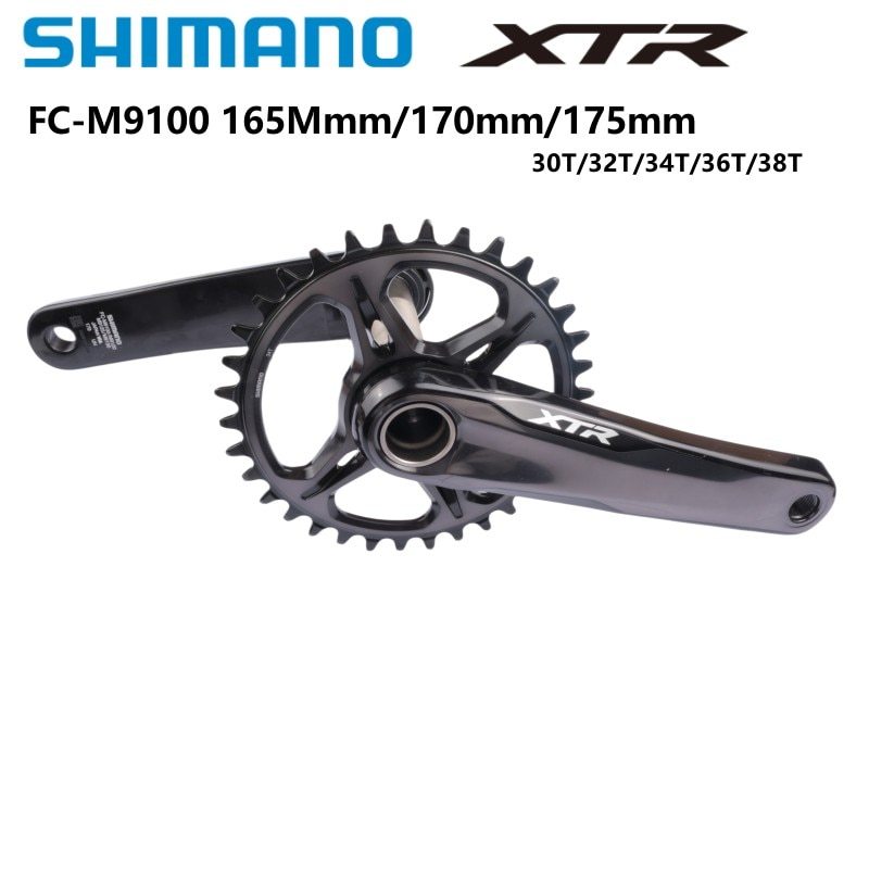 SHIMANO XTR M9100 M9120 165/170/175mm 30T 32T 34T 36T 38T 12s Crankset For Mountain Bike MTB 12s MT801 Bottom Bracket  Original