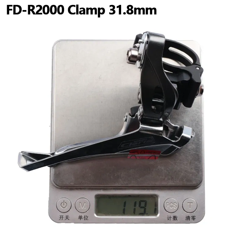 Shimano Claris R2000 Front Derailleur Road Bike Bicycle 2x8 Speed Braze on / Clamp 31.8mm Clamp 34.9mm Include 31.8 Adapter