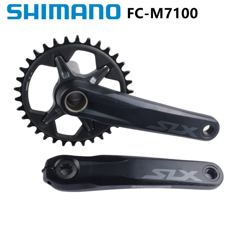 SHIMANO SLX M7100 M7120 Crankset 12S MTB Bike 170mm 175mm Chainwheel M8100 30T 32T 34T 36-26T BB MT801 BSA PA M7100 Crankset