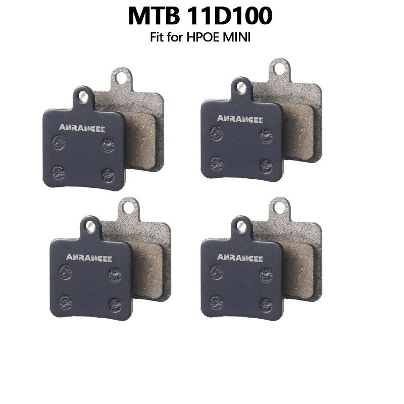 4Pairs Anrancee 01B100 01D100 Resin Disc Brake Pads Bicycle Pads Suitable For Shimano BR M375 M415 M446 MT200 RS505 R7070 R8070