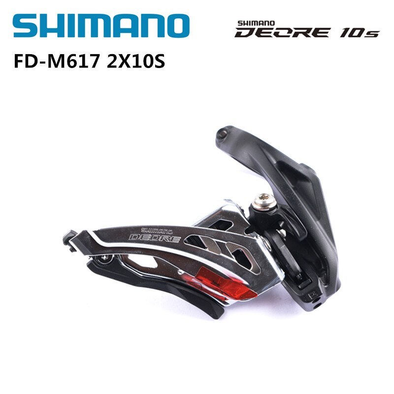 Shimano Deore FD-M4100-M M617-D FD-M6020-D 31.8/34.9mm Clamp Front Derailleur MTB Mountain Bike Bracket 2x10 Speed Cycling Parts