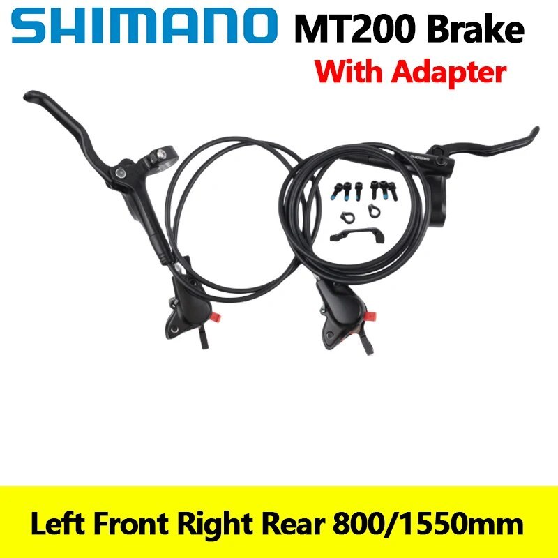 Shimano MT200 BR Left Front 800MM 850MM Right Rear 1450MM 1550MM MTB Mountain Bicycle Hydraulic Disc Brake Original
