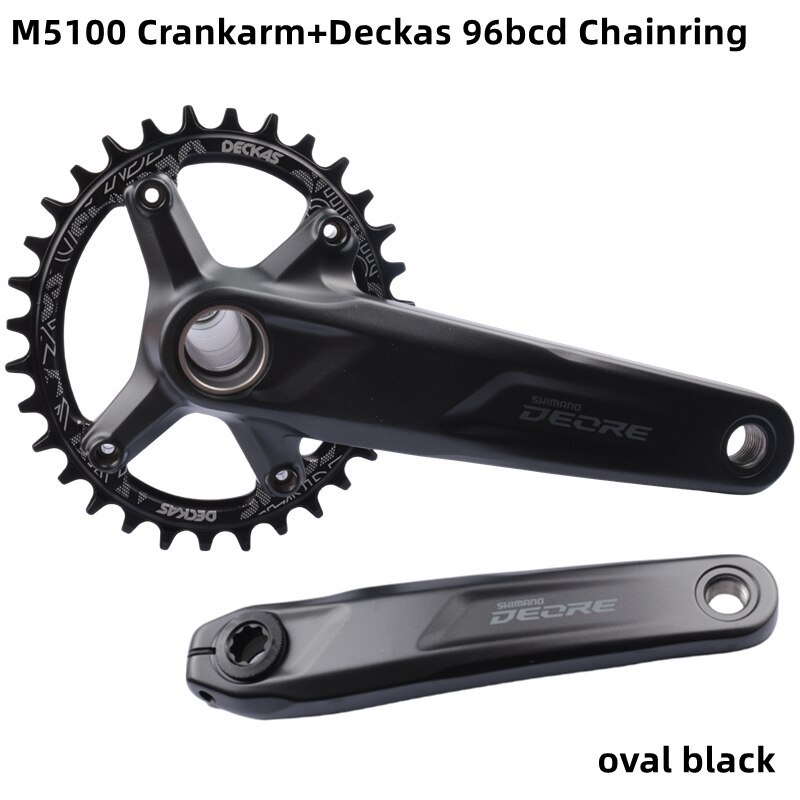 Shimano Deore M5100 Crankarm 11 Speed 10s Mountain Bike Bicycle Crankset 96BCD MTB Arm Crank Deckas Chainring 96BCDs Crankset