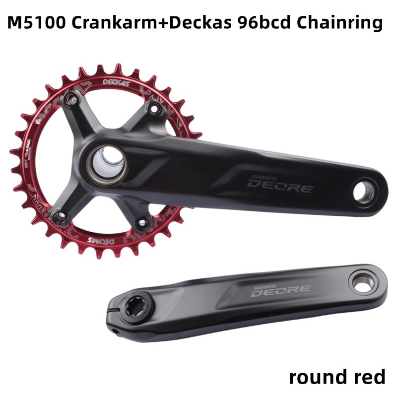 Shimano Deore M5100 Crankarm 11 Speed 10s Mountain Bike Bicycle Crankset 96BCD MTB Arm Crank Deckas Chainring 96BCDs Crankset