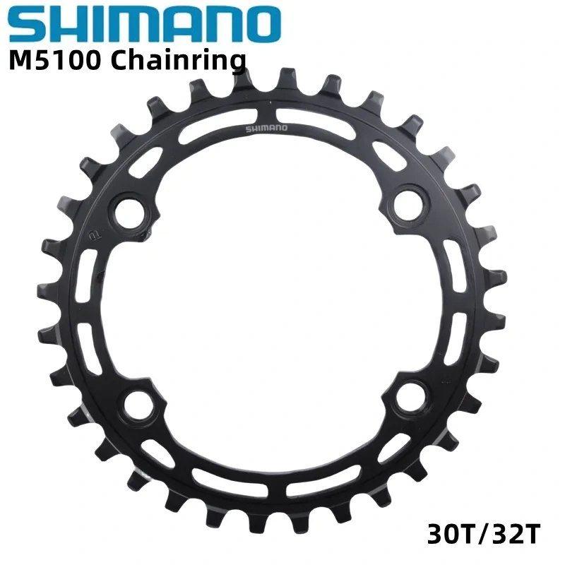 Shimano M5100 Chainring 11 Speed Bike Bicycle Parts Gear 30T 32T 10s 11s 96bcd Crown Original Shimano Remove From M5100 Crankset