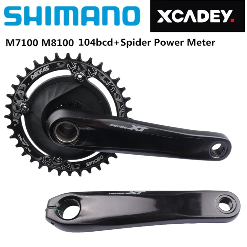 Shimano SLX M7100 M8100 170mm 175mm Crankarms Deckas 104bcd XCADEY XPOWER 104bcd Spider Power Meter For M7100 M8100 M9100 MT900