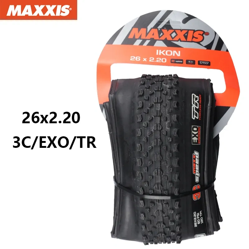 MAXXIS IKON Bicycle E-BIKE Folding Anti Puncture Original Tubeless Tire  For MTB 26x2.2/2.35 27.5x2.2/2.35 29x2/2.2/2.35/2.6