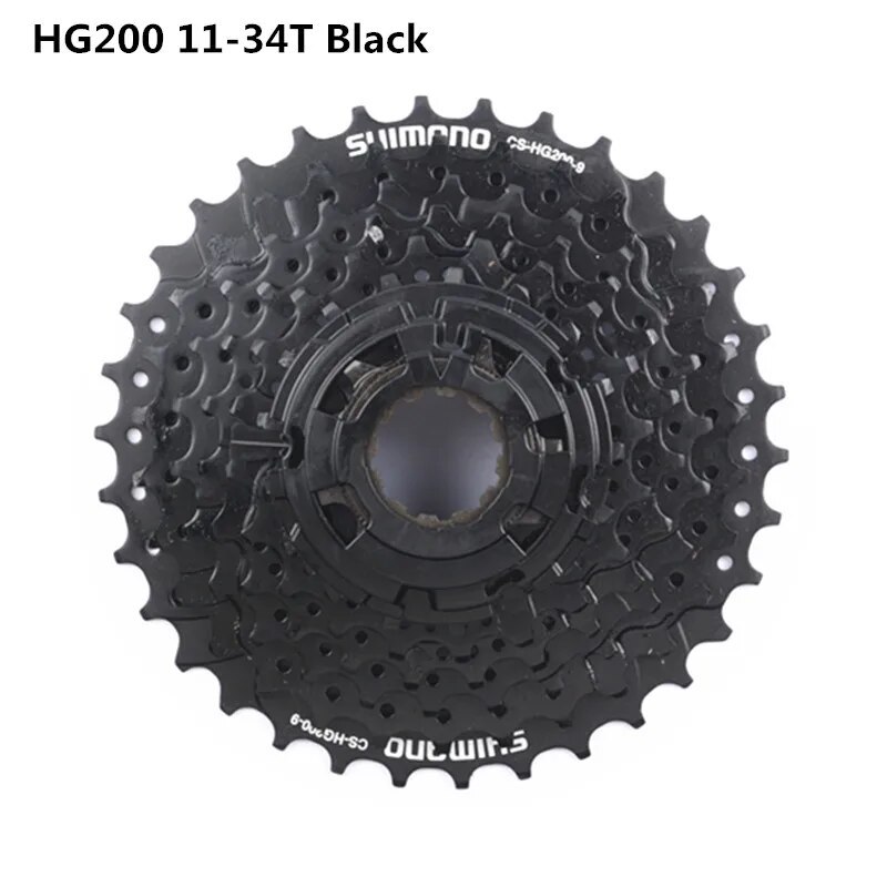 Shimano Altus HG201 HG200 9 Speed Cassette 11-32T 34T 36T For Mountain Bike Bicycle Parts Original HG200-9 HG201-9 Cassette