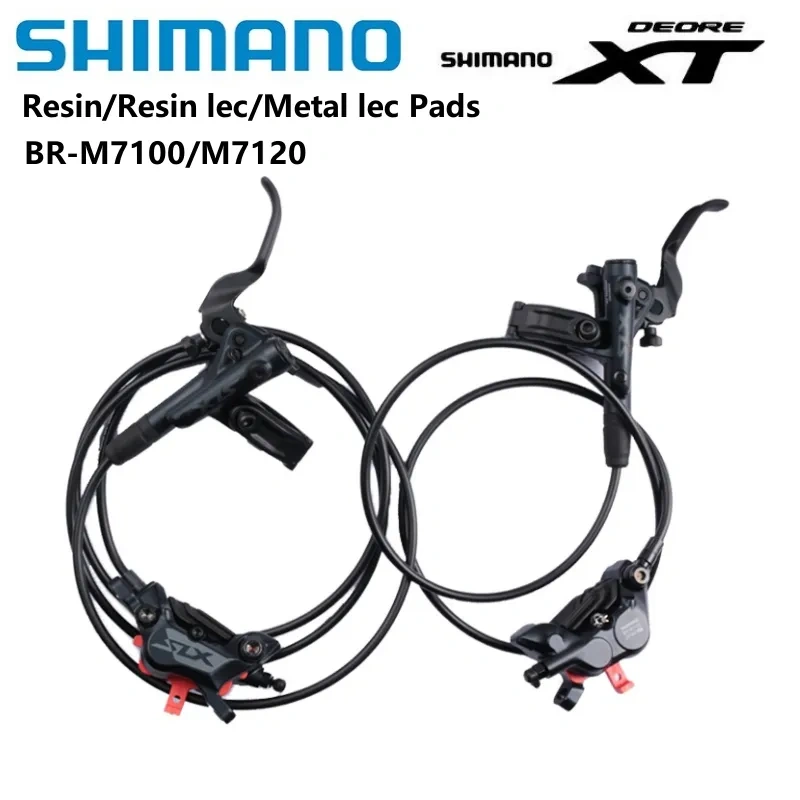Shimano DEORE SLX M7120 M7100 Brake Pistons Hydraulic Disc Brake For MTB Pads Bike Accessories Resin/Resin lec/Metal lec Pads