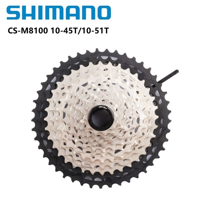 Shimano DEORE XT Series CS-M8100 Cassette 12s For Mountain Bike Riding Parts Original 12 Speed 10-51T 10-45T