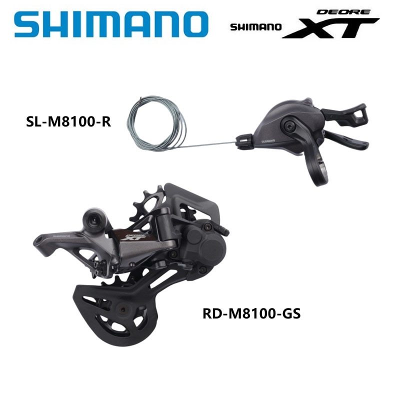 SHIMANO XT SL-M8100 Right RD-M8100 GS/M8100 SGS/M8120 SGS 12 Speed Shifter Rear Derailleur Original For MTB Riding Parts