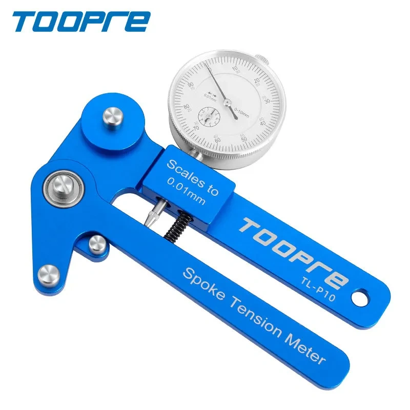 TOOPRE Bicycle Spoke Tensiometer Digital Display Rim Correction Tool Mechanical Wheel Set Rim Adjustment Measuring Device