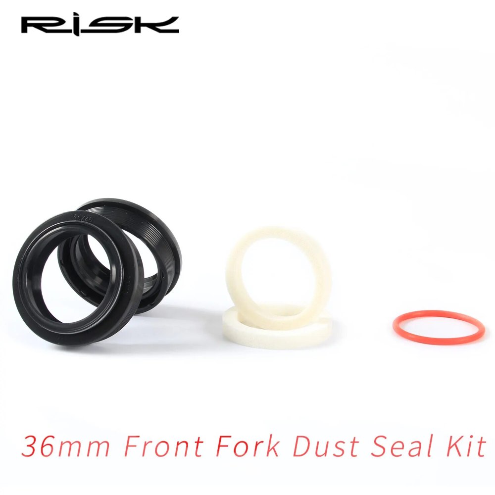 RISK Bike Suspension Fork Dust Seal Oil Seal 32/34/35/ 36mm mountain bike fork inner tube dust jacket For Fork Repair Kits Parts