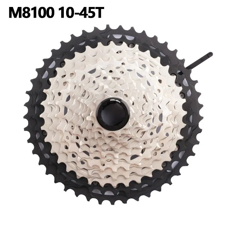 Shimano DEORE XT Series CS-M8100 Cassette 12s For Mountain Bike Riding Parts Original 12 Speed 10-51T 10-45T