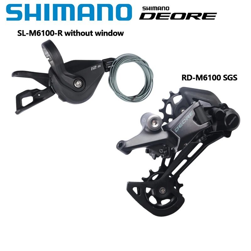 SHIMANO DEORE SLX XT XTR M6100 M7100 M8100 M9100 12 Speed Shifter Rear Derailleur Original For Mountain Bikes Kit