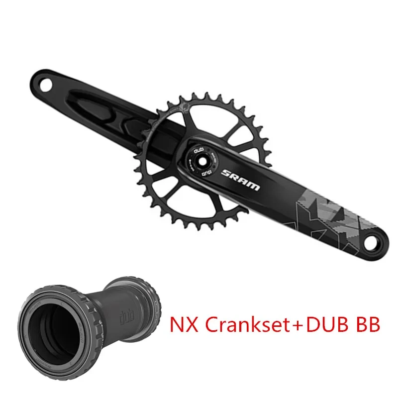 SRAM SX NX EAGLE 12 Speed  DUB 170mm 175mm 30T 32T  34T Steel Chainring MTB Bicycle Crankset DUB BSA PF30 BB92 BB 12s MTB DUB BB
