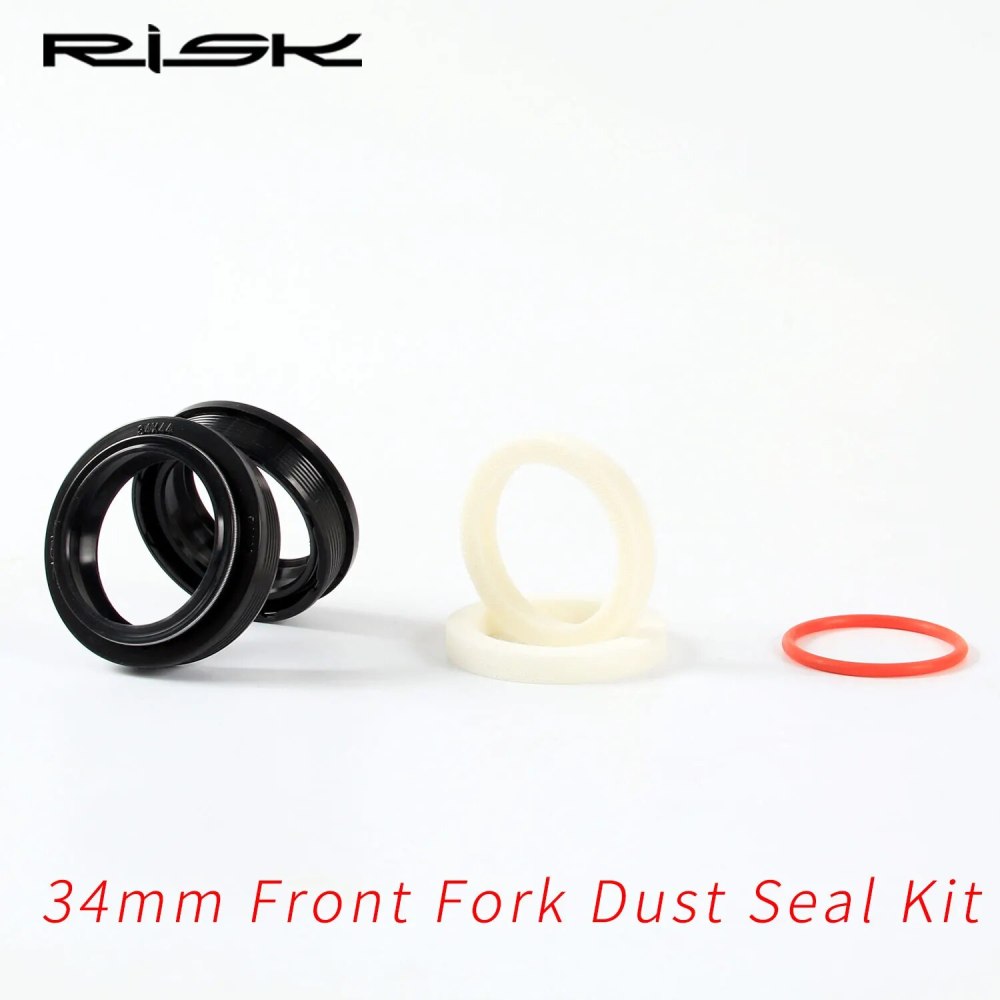 RISK Bike Suspension Fork Dust Seal Oil Seal 32/34/35/ 36mm mountain bike fork inner tube dust jacket For Fork Repair Kits Parts