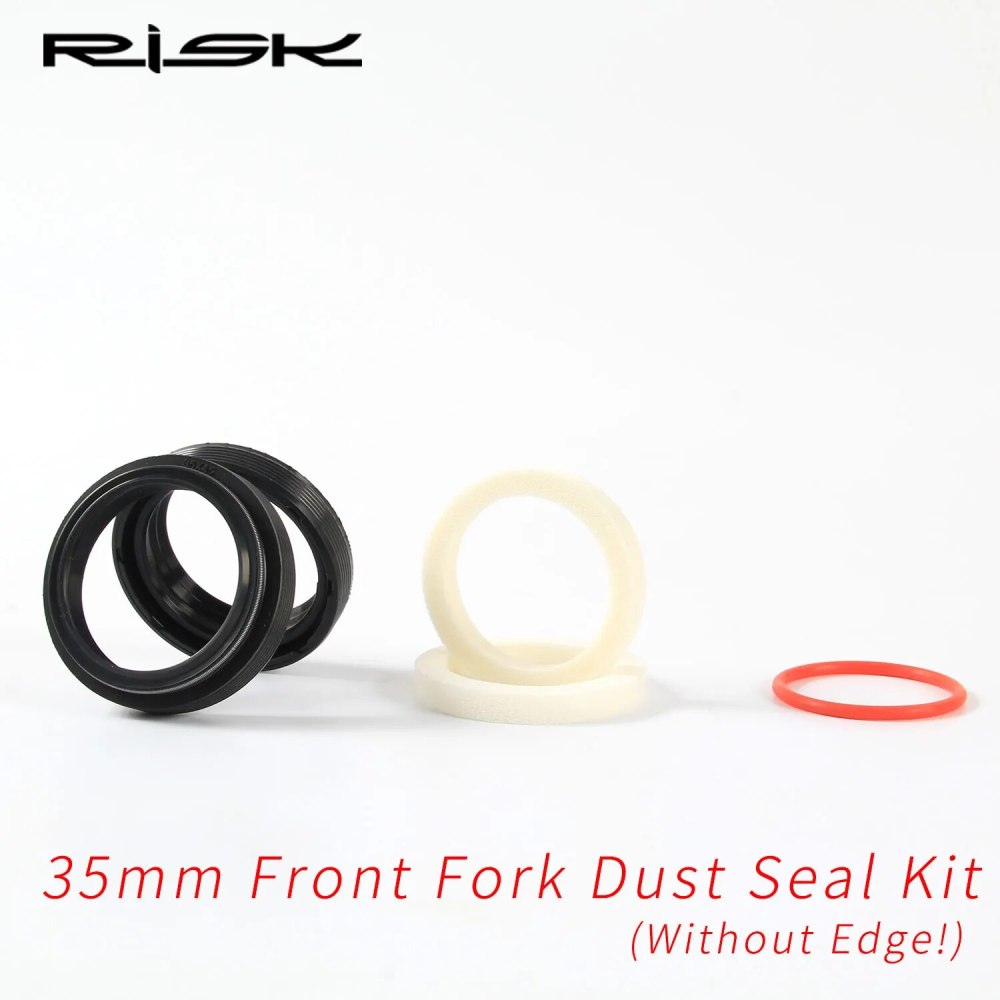 RISK Bike Suspension Fork Dust Seal Oil Seal 32/34/35/ 36mm mountain bike fork inner tube dust jacket For Fork Repair Kits Parts