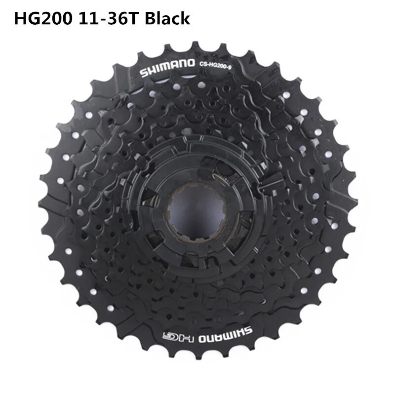 Shimano Altus HG201 HG200 9 Speed Cassette 11-32T 34T 36T For Mountain Bike Bicycle Parts Original HG200-9 HG201-9 Cassette