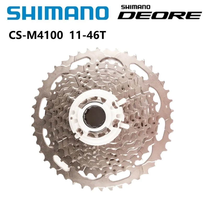 Shimano DEORE Series CS-M4100 11-42T/11-46T 10 Speed Cassette For Mountain Bike Riding Parts Original