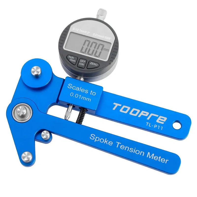 TOOPRE Bicycle Spoke Tensiometer Digital Display Rim Correction Tool Mechanical Wheel Set Rim Adjustment Measuring Device