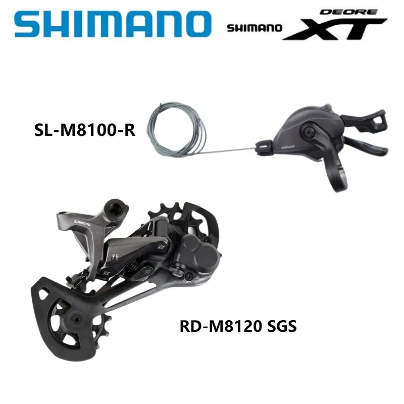 SHIMANO XT SL-M8100 Right RD-M8100 GS/M8100 SGS/M8120 SGS 12 Speed Shifter Rear Derailleur Original For MTB Riding Parts