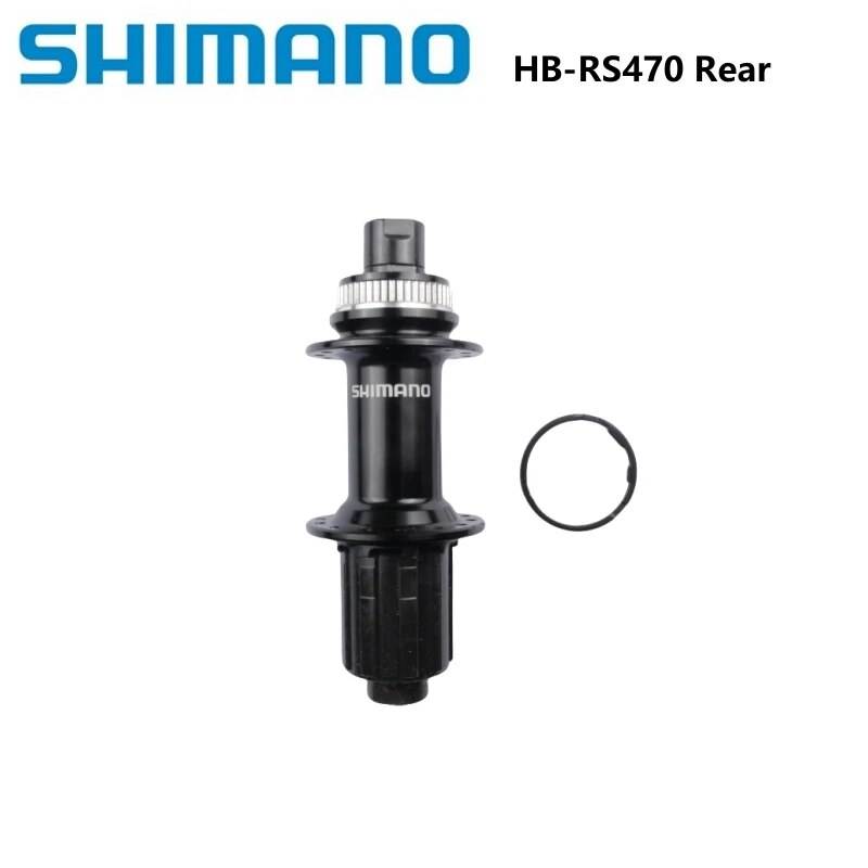 SHIMANO HB-RS470 Front/Rear 28 Holes Hub 10/11 Speed Centre Lock Disc ...