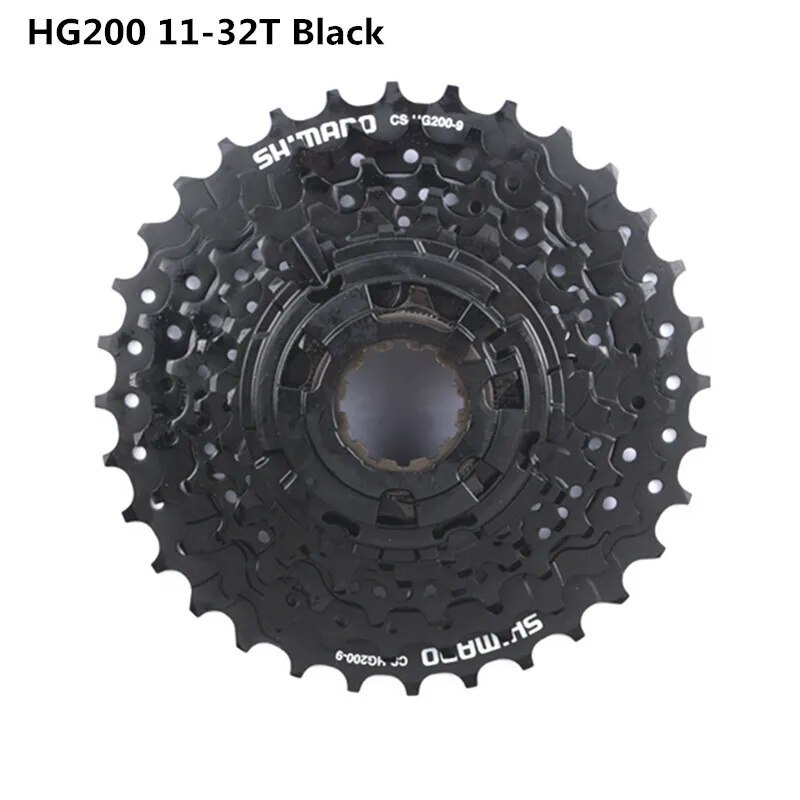 Shimano Altus HG201 HG200 9 Speed Cassette 11-32T 34T 36T For Mountain Bike Bicycle Parts Original HG200-9 HG201-9 Cassette