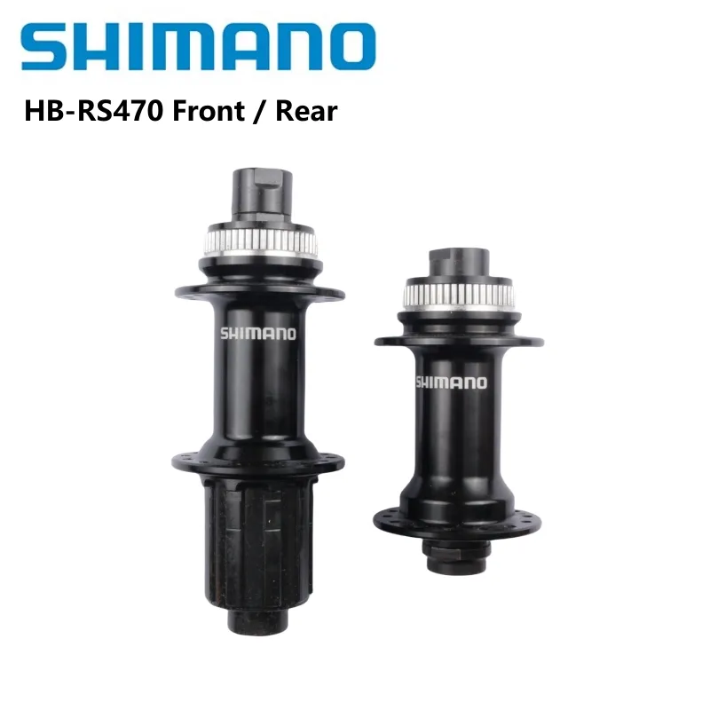 SHIMANO HB-RS470 Front/Rear 28 Holes Hub 10/11 Speed Centre Lock Disc ...
