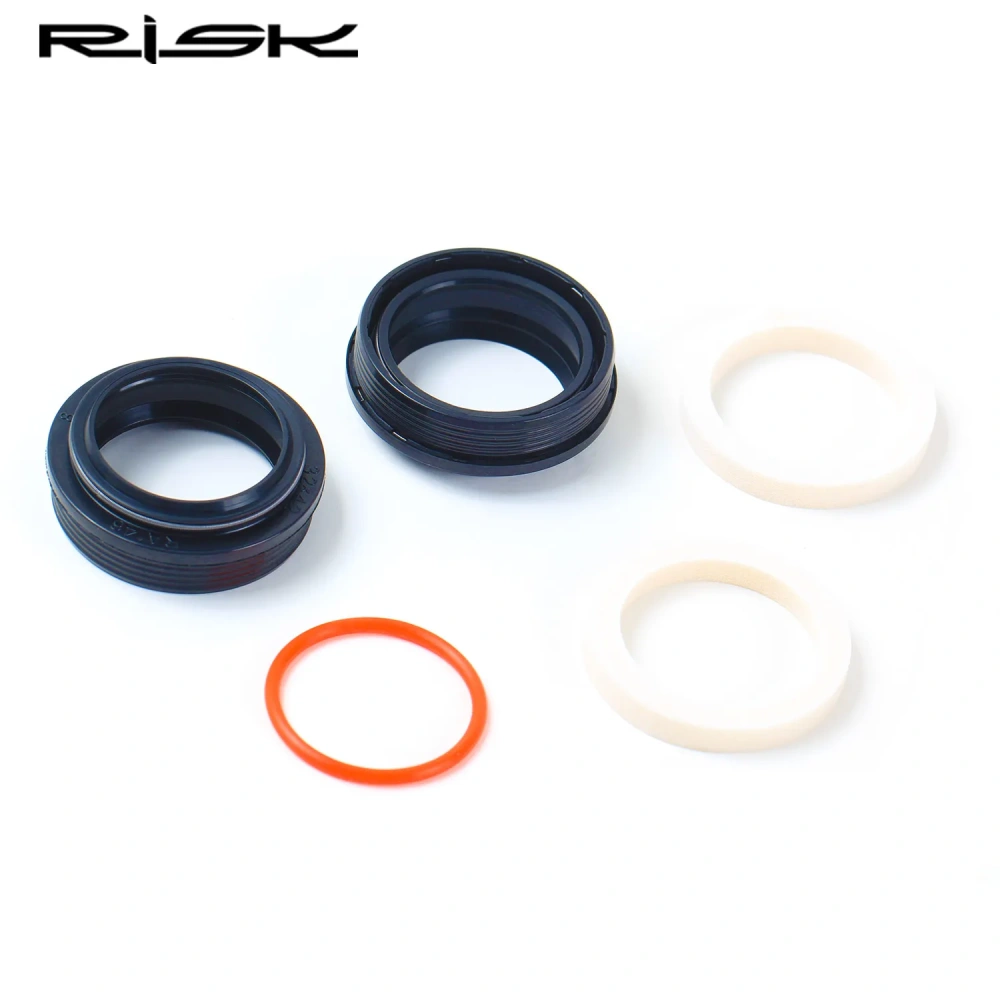 RISK Bike Suspension Fork Dust Seal Oil Seal 32/34/35/ 36mm mountain bike fork inner tube dust jacket For Fork Repair Kits Parts