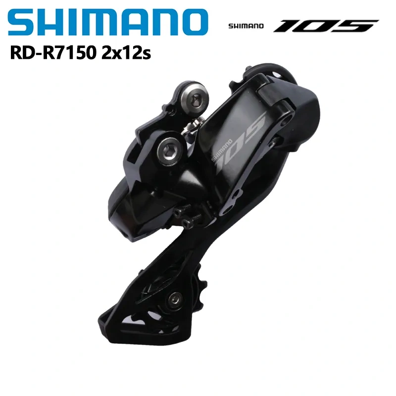 Shimano 105 Di2 R7100 FD R7150 Front Derailleur Braze on 2x12 Speed RD-R7150 Rear Derailleur 1 PCS For Road Bike