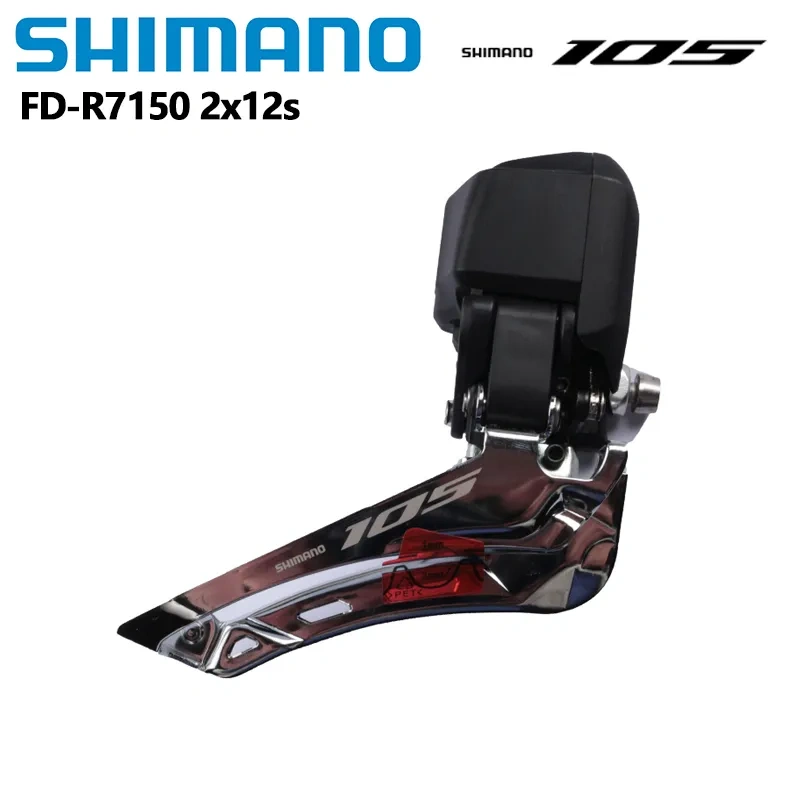 Shimano 105 Di2 R7100 FD R7150 Front Derailleur Braze on 2x12 Speed RD-R7150 Rear Derailleur 1 PCS For Road Bike