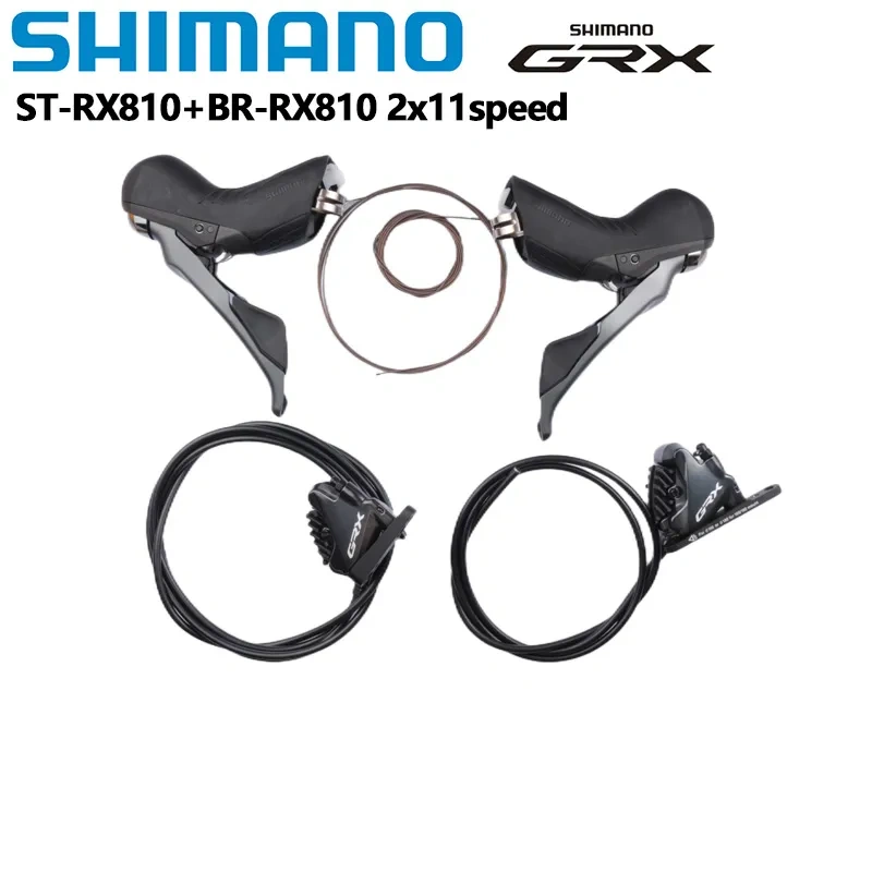 Shimano GRX 2x11s RX810 Road Bike Groupset R8000 Crankset 170mm RX810  Shifter FD RD CS-HG800 Cassette For Road Bicycle 2x11v Kit,shimano road bike