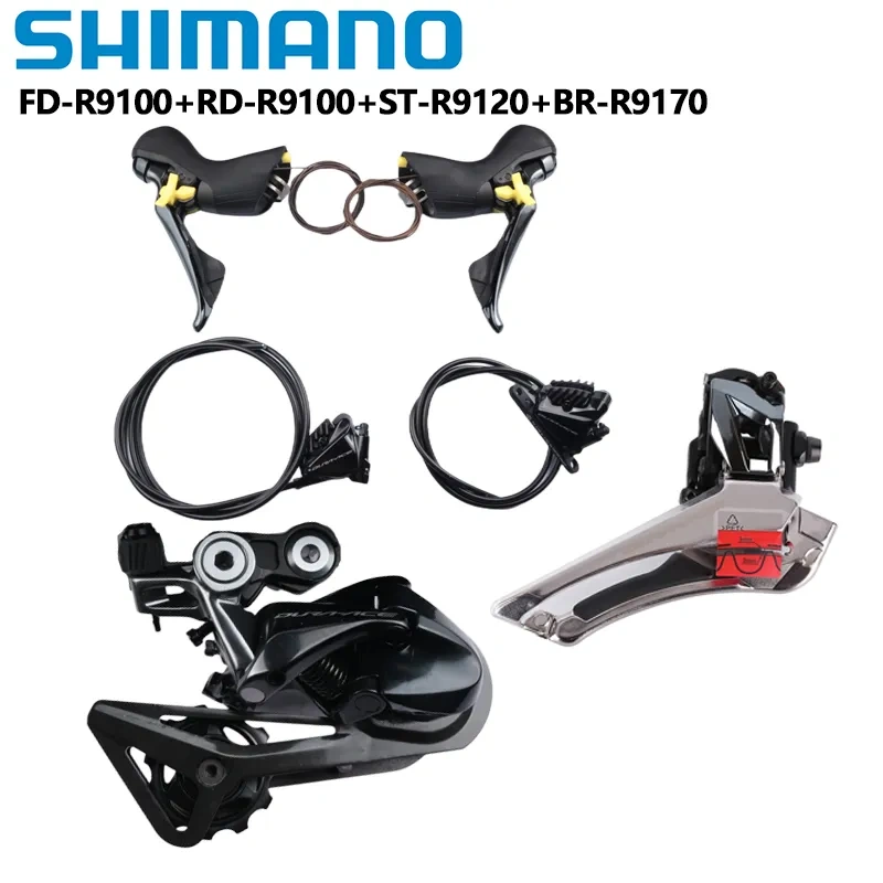 SHIMANO DURA ACE R9100 R9120 R9170 Groupset Derailleurs ROAD Bike ST+FD+RD Front Rear Derailleur DUAL CONTROL LEVER SHIFTING
