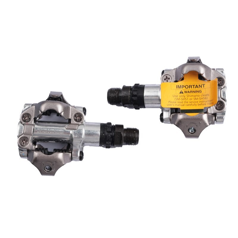Shimano Deore M6000 M520 Pedal PD-M520 Double-sided Pedal SPD Black Silver Pedal For MTB Mountain Bike Pedal Center 55mm