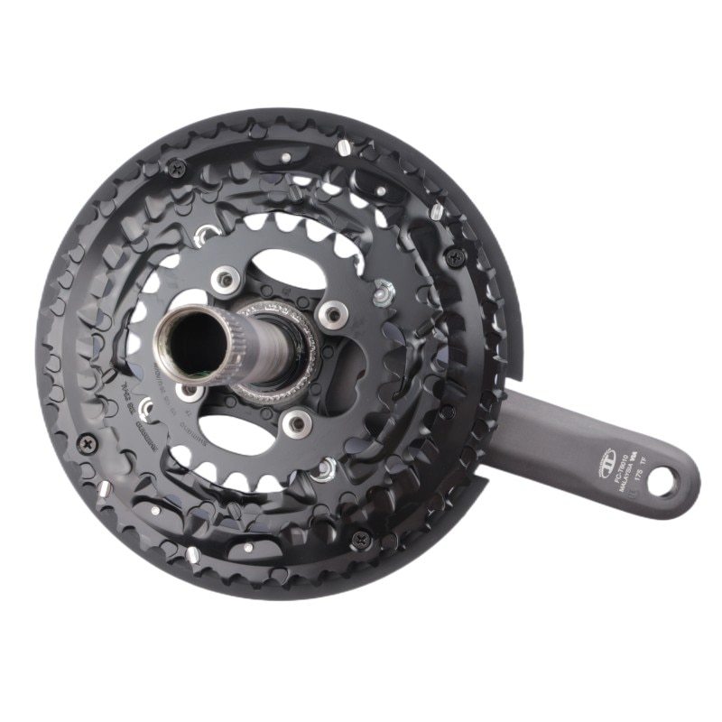 Shimano DEORE T6010 Crankset 170MM 175MM 3x10Speed Chainring 48T-36T-26T HOLLOWTECH II Trekking Crankset 30s MTB Bicycle Crank