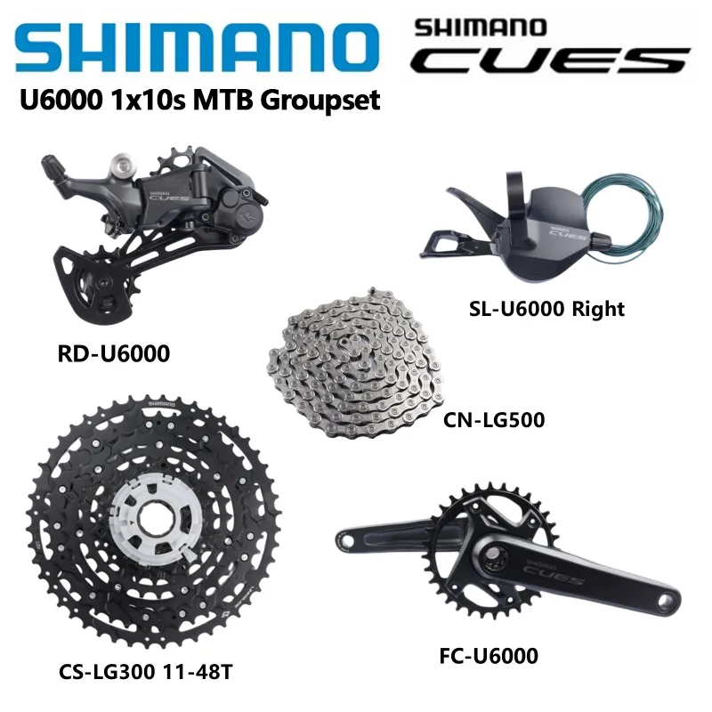 Shimano CUES U6000 Set SL-U6000 10s Right RD-U6000 FC-U6000 170mm 175mm ...