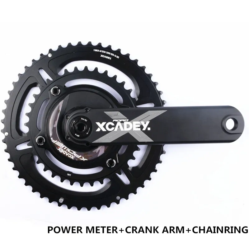 XCADEY Crown Chainring 53-39T 52-36T 50-34T Crown For XCADEY 4H 110BCD-4s 5H 110BCD For Crank Power Meter For Road Bike