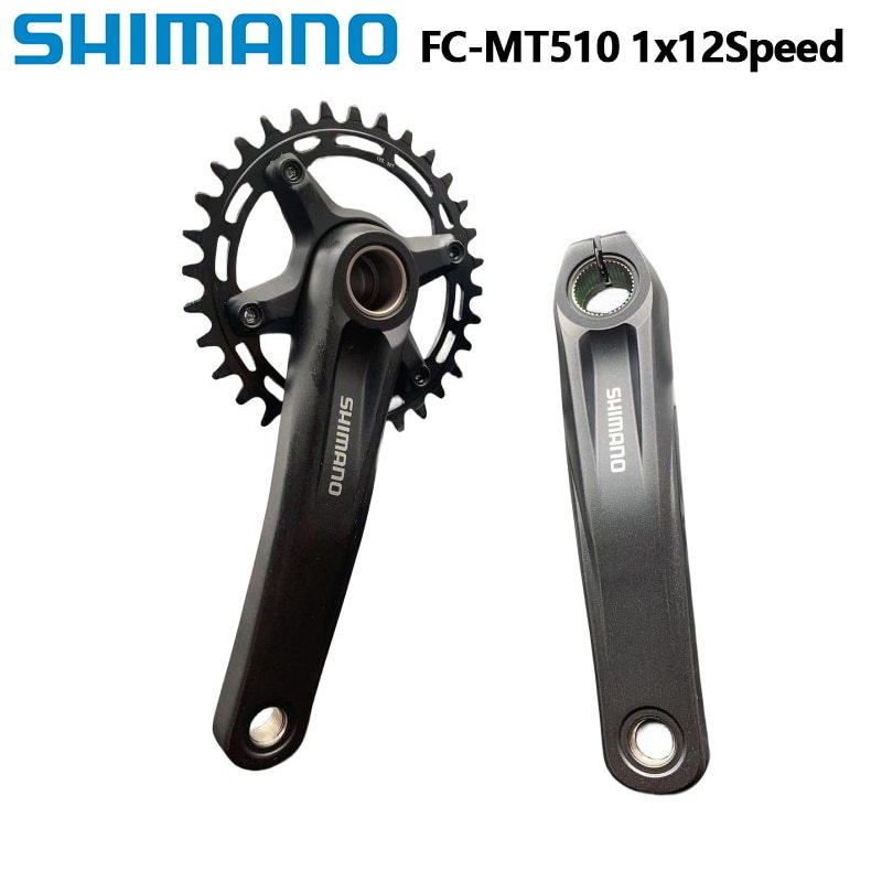 Shimano MT510 Deore M6100 Series Crankset 170/175mm 32T 34T 1x12 Speed With Bottom Bracket BB52 For Mountain Bike Bicycle Crank