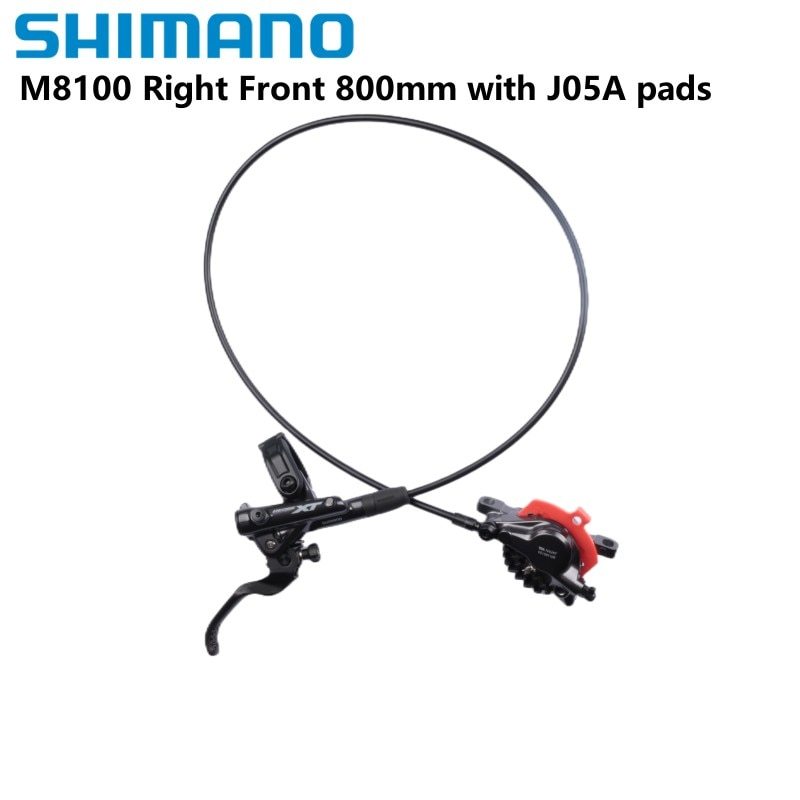 Shimano M8100 M8000 Brake Right Front 800MM Right Rear 1450MM Split Brake 1PCS Bh90 Cable With J05A J03A Pads Brake For MTB Bike