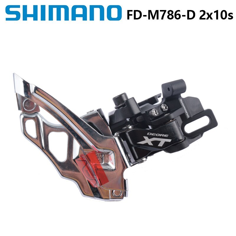 Shimano Deore M610 FD-M618-D XT FD-M786-D Front Derailleur 2x10s For MTB Mountain Bicycle Brazed On Bike Derailleurs 2x10 Speed