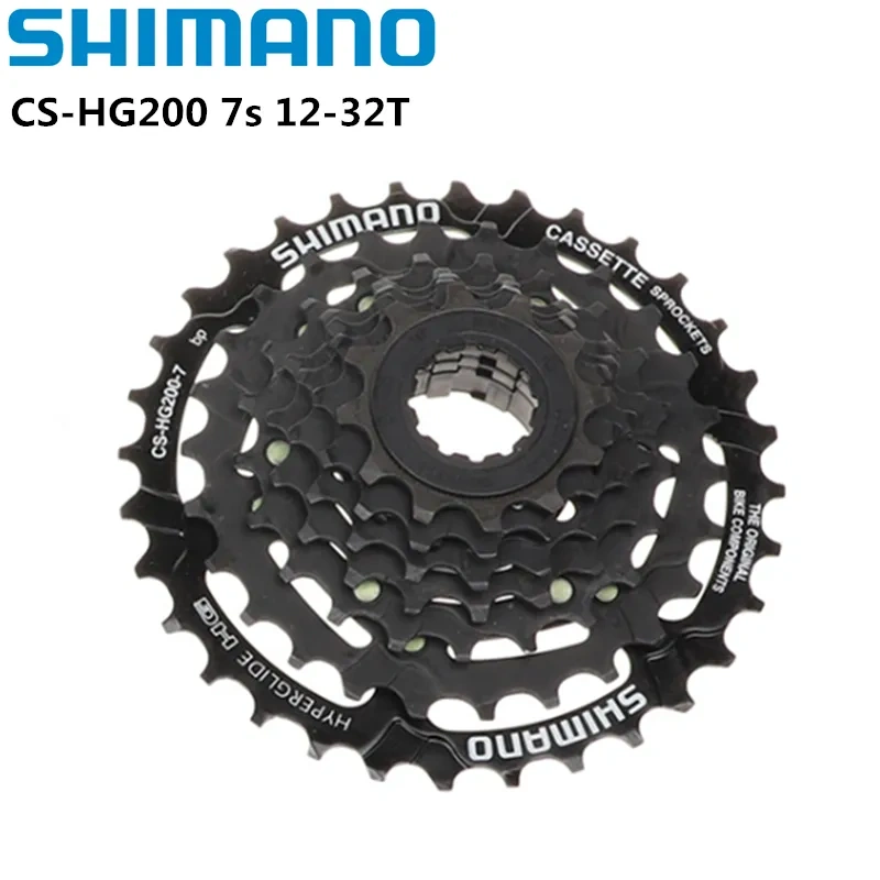 Shimano HG200 7 Speed K7 12-28T 12-32T HG41 11-28T MTB Cassette Freewheel CS-HG200 7s For MTB Mountain Bike Bike Freewheel