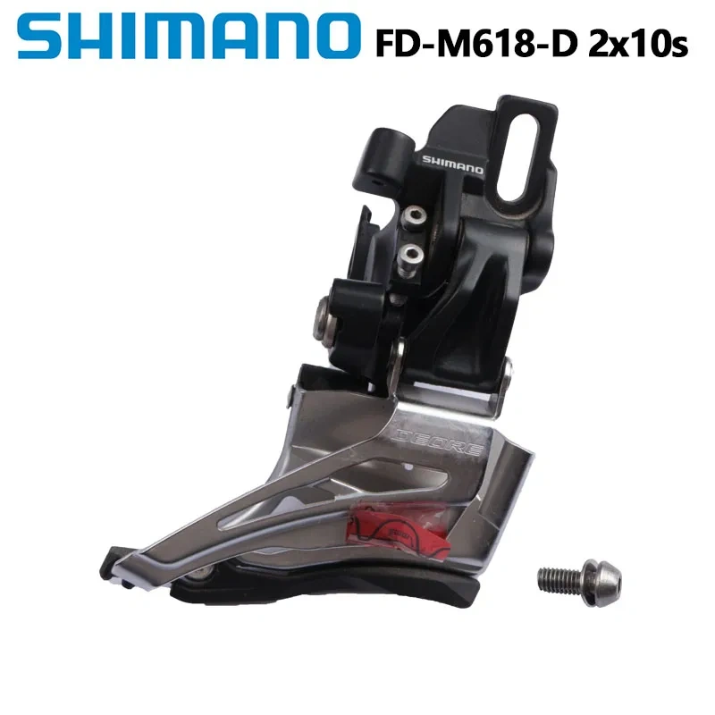 Shimano Deore M610 FD-M618-D XT FD-M786-D Front Derailleur 2x10s For MTB Mountain Bicycle Brazed On Bike Derailleurs 2x10 Speed