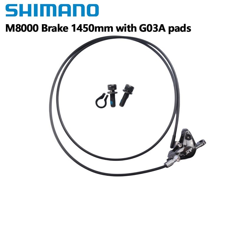 Shimano M8100 M8000 Brake Right Front 800MM Right Rear 1450MM Split Brake 1PCS Bh90 Cable With J05A J03A Pads Brake For MTB Bike