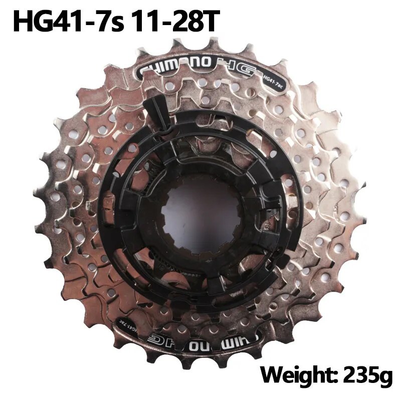 Shimano HG200 7 Speed K7 12-28T 12-32T HG41 11-28T MTB Cassette Freewheel CS-HG200 7s For MTB Mountain Bike Bike Freewheel